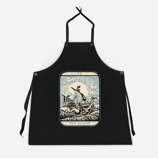The Voyage-Unisex-Kitchen-Apron-glitchygorilla