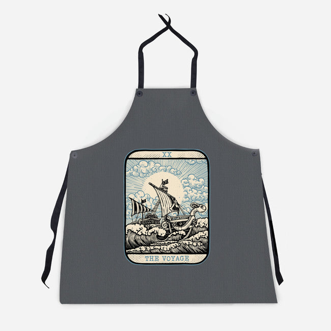 The Voyage-Unisex-Kitchen-Apron-glitchygorilla