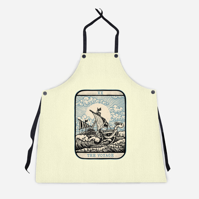 The Voyage-Unisex-Kitchen-Apron-glitchygorilla