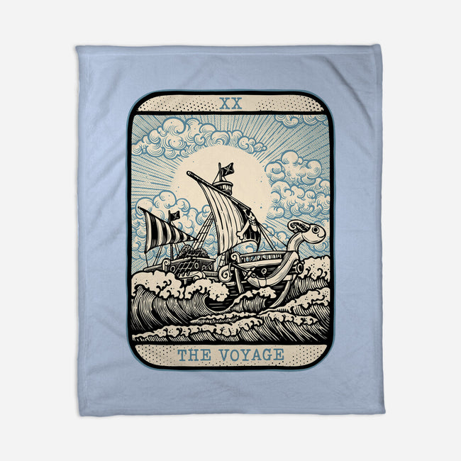 The Voyage-None-Fleece-Blanket-glitchygorilla