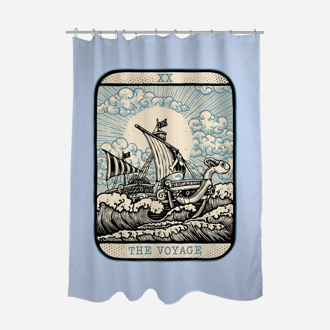 The Voyage-None-Polyester-Shower Curtain-glitchygorilla