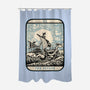 The Voyage-None-Polyester-Shower Curtain-glitchygorilla
