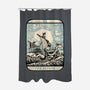 The Voyage-None-Polyester-Shower Curtain-glitchygorilla