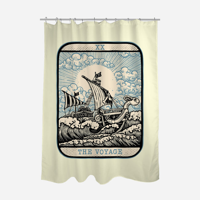 The Voyage-None-Polyester-Shower Curtain-glitchygorilla