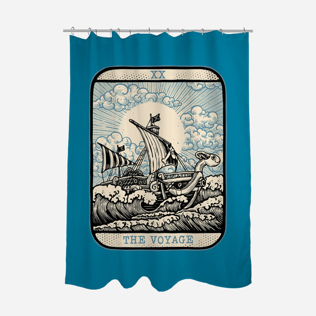 The Voyage-None-Polyester-Shower Curtain-glitchygorilla