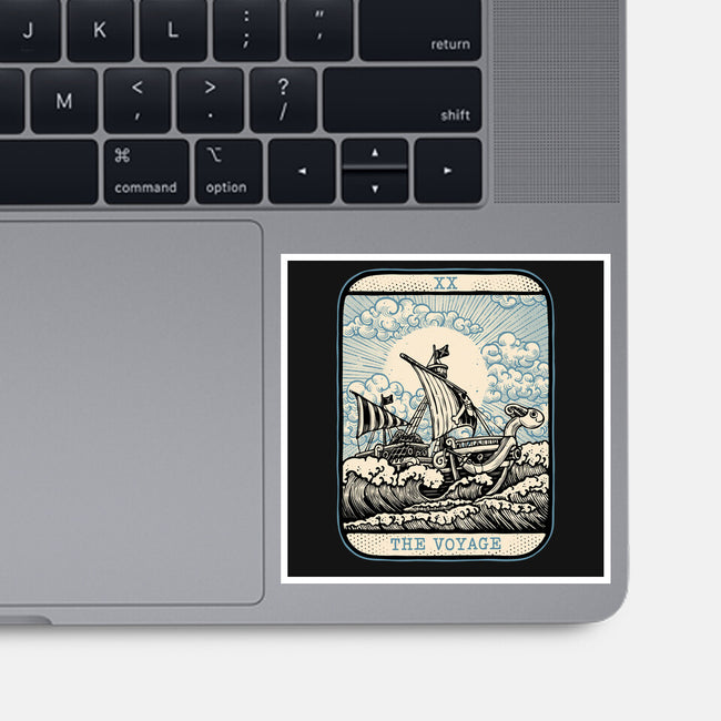 The Voyage-None-Glossy-Sticker-glitchygorilla