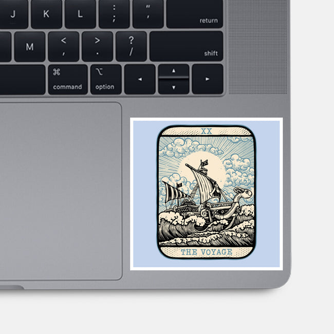 The Voyage-None-Glossy-Sticker-glitchygorilla