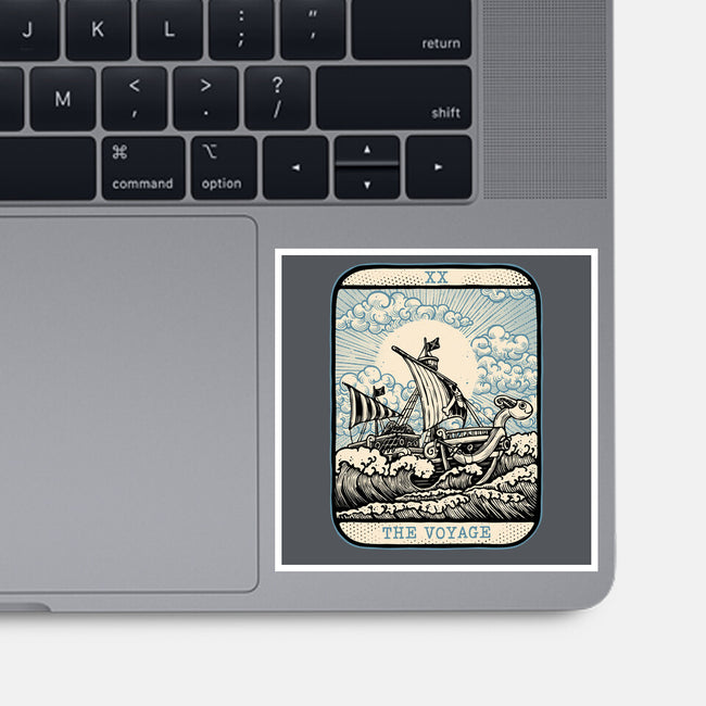 The Voyage-None-Glossy-Sticker-glitchygorilla