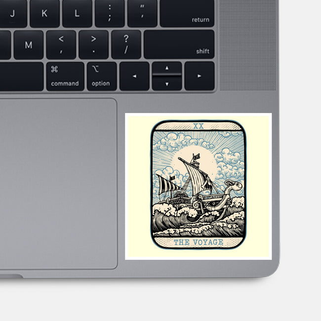 The Voyage-None-Glossy-Sticker-glitchygorilla