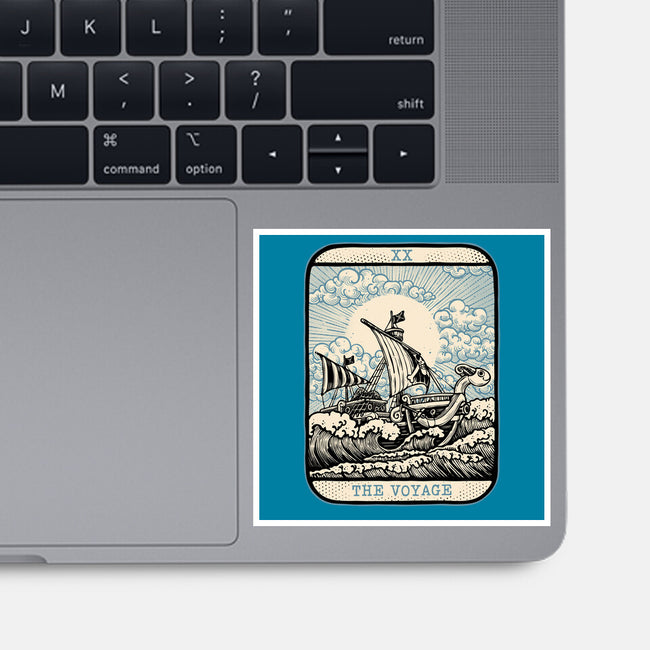 The Voyage-None-Glossy-Sticker-glitchygorilla