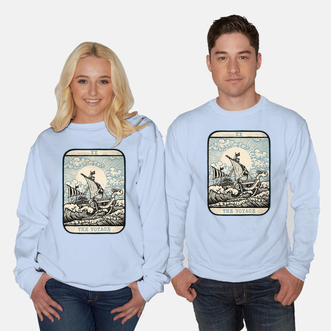 The Voyage-Unisex-Crew Neck-Sweatshirt-glitchygorilla