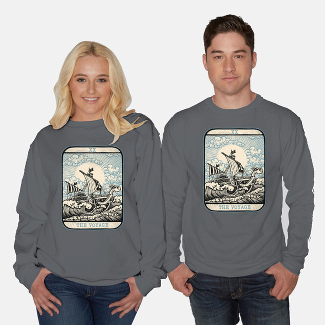 The Voyage-Unisex-Crew Neck-Sweatshirt-glitchygorilla