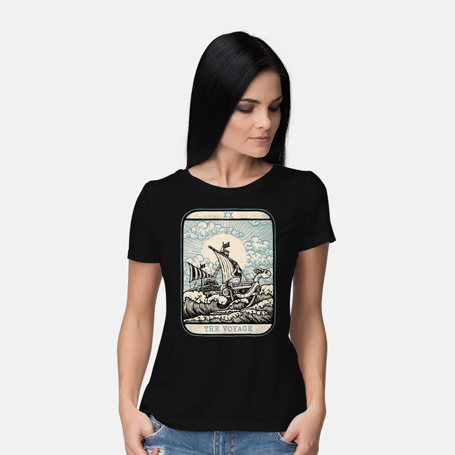 The Voyage-Womens-Basic-Tee-glitchygorilla