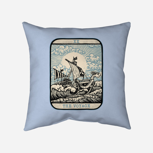 The Voyage-None-Removable Cover w Insert-Throw Pillow-glitchygorilla
