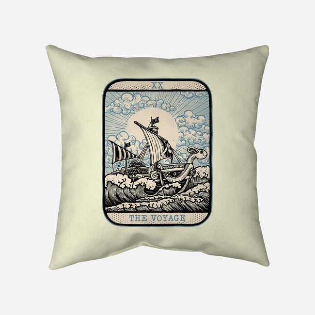 The Voyage-None-Removable Cover w Insert-Throw Pillow-glitchygorilla
