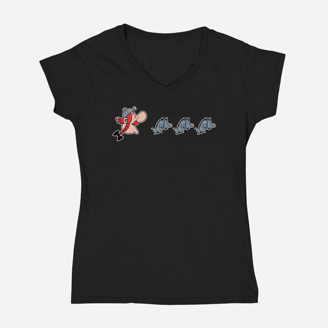 Gaul-Man-Womens-V-Neck-Tee-jasesa