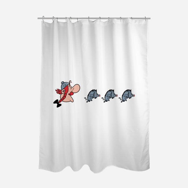 Gaul-Man-None-Polyester-Shower Curtain-jasesa