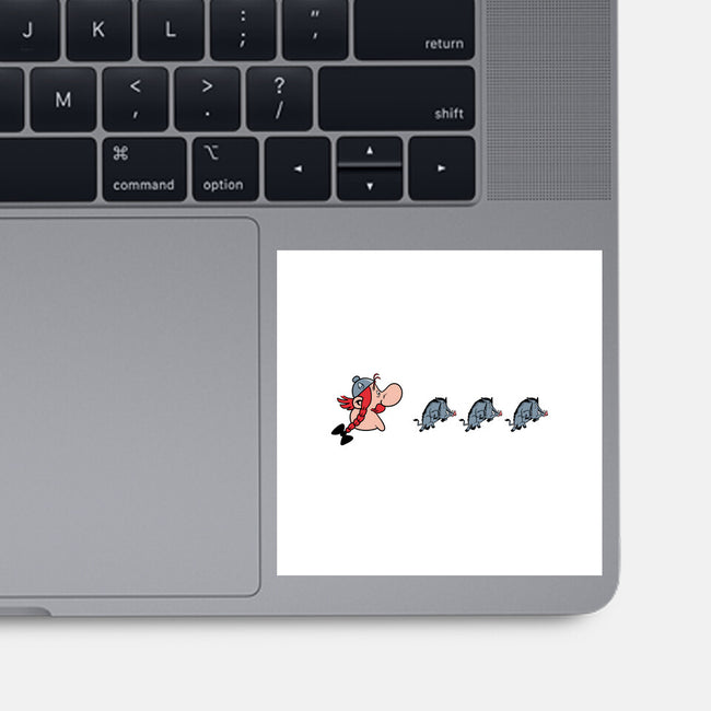 Gaul-Man-None-Glossy-Sticker-jasesa