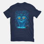 Blue Demon Cat-Unisex-Basic-Tee-rmatix