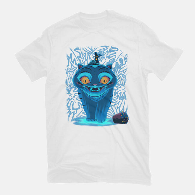 Blue Demon Cat-Unisex-Basic-Tee-rmatix