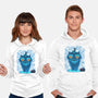 Blue Demon Cat-Unisex-Pullover-Sweatshirt-rmatix