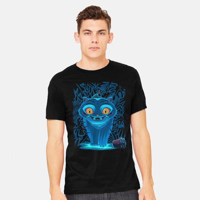 Blue Demon Cat-Mens-Heavyweight-Tee-rmatix