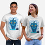 Blue Demon Cat-Unisex-Basic-Tee-rmatix