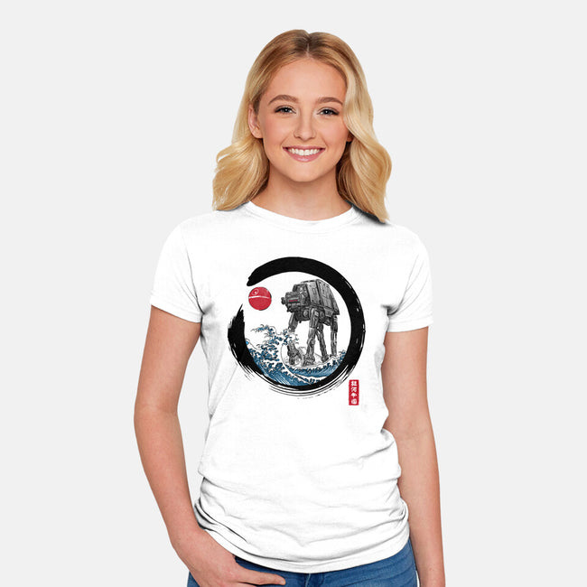Enso AT-AT-Womens-Fitted-Tee-DrMonekers