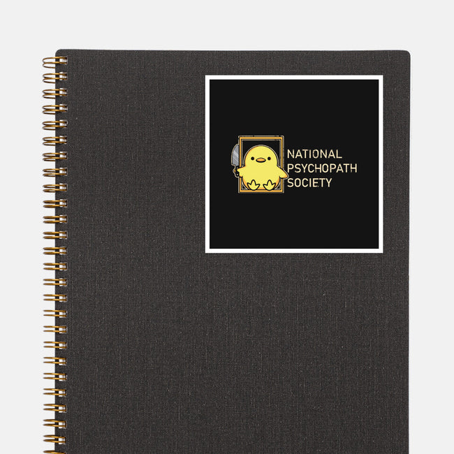 National Psychopath Society-None-Glossy-Sticker-turborat14