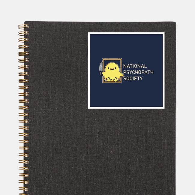 National Psychopath Society-None-Glossy-Sticker-turborat14