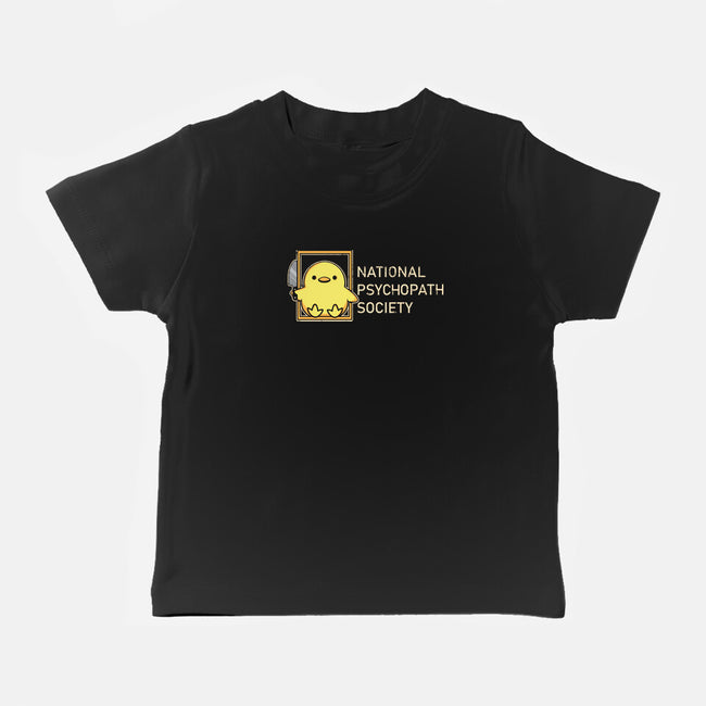 National Psychopath Society-Baby-Basic-Tee-turborat14