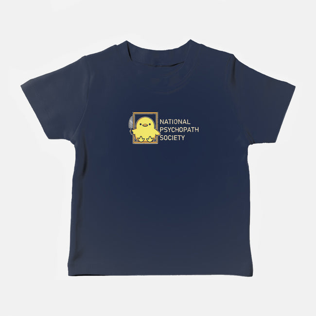 National Psychopath Society-Baby-Basic-Tee-turborat14