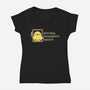 National Psychopath Society-Womens-V-Neck-Tee-turborat14