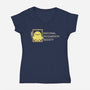 National Psychopath Society-Womens-V-Neck-Tee-turborat14