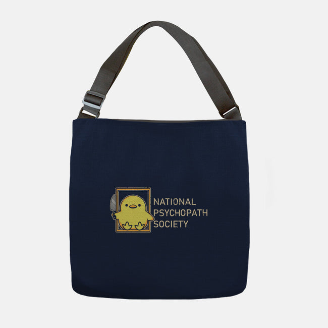 National Psychopath Society-None-Adjustable Tote-Bag-turborat14
