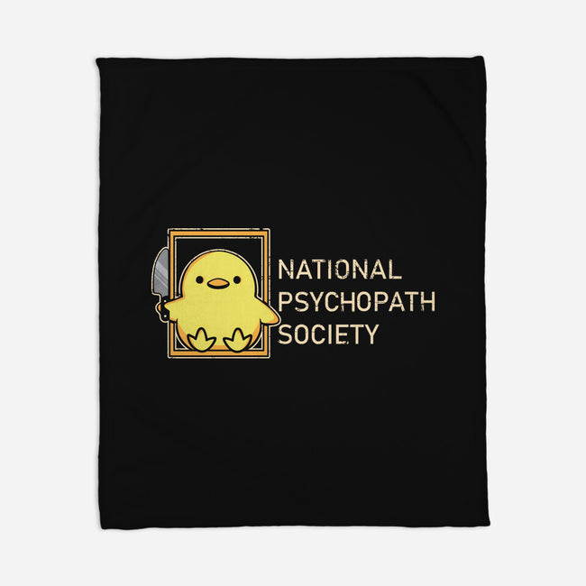 National Psychopath Society-None-Fleece-Blanket-turborat14
