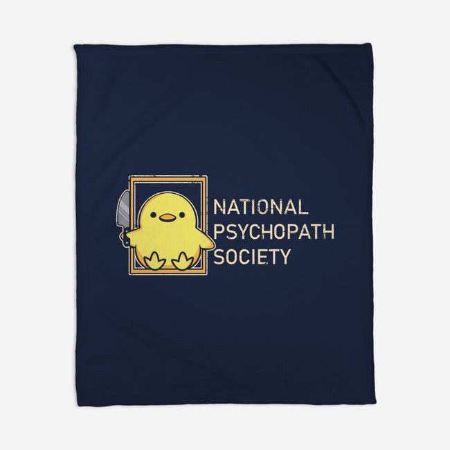 National Psychopath Society-None-Fleece-Blanket-turborat14