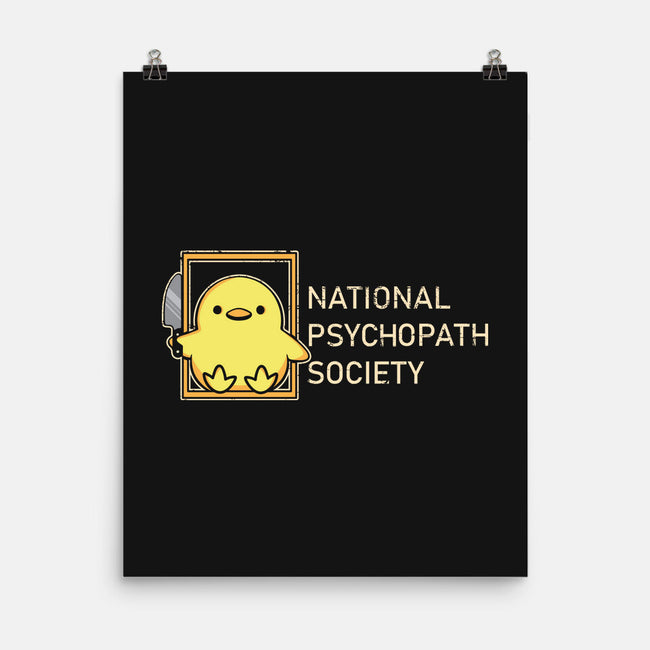 National Psychopath Society-None-Matte-Poster-turborat14