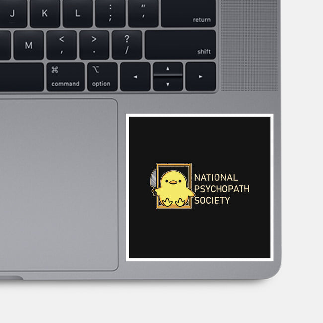 National Psychopath Society-None-Glossy-Sticker-turborat14