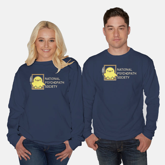 National Psychopath Society-Unisex-Crew Neck-Sweatshirt-turborat14