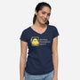 National Psychopath Society-Womens-V-Neck-Tee-turborat14