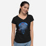 The Beast Breather-Womens-V-Neck-Tee-grevalra