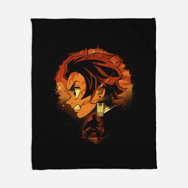 The Sun Breather-None-Fleece-Blanket-grevalra