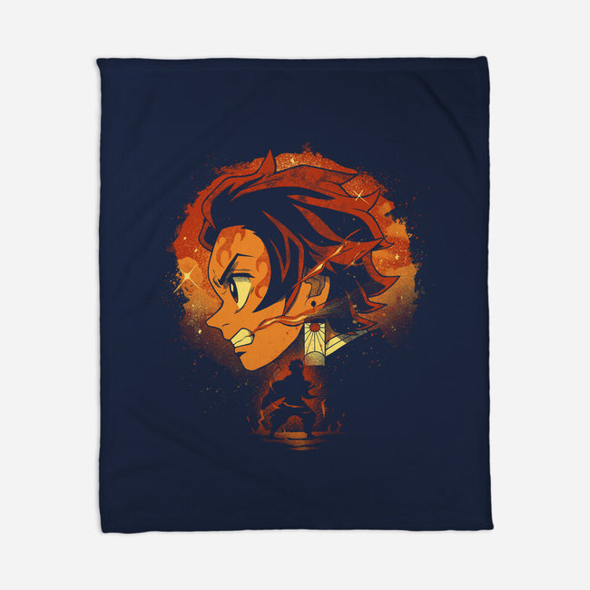 The Sun Breather-None-Fleece-Blanket-grevalra