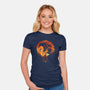 The Sun Breather-Womens-Fitted-Tee-grevalra