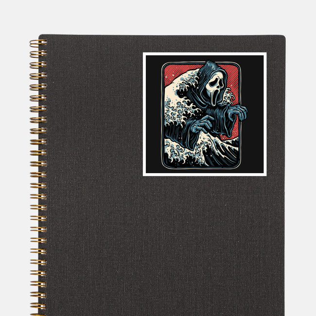 Ghost Wave-None-Glossy-Sticker-glitchygorilla