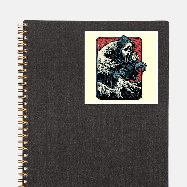 Ghost Wave-None-Glossy-Sticker-glitchygorilla