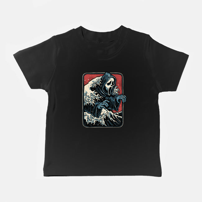 Ghost Wave-Baby-Basic-Tee-glitchygorilla