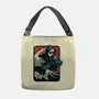 Ghost Wave-None-Adjustable Tote-Bag-glitchygorilla