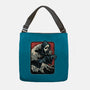 Ghost Wave-None-Adjustable Tote-Bag-glitchygorilla